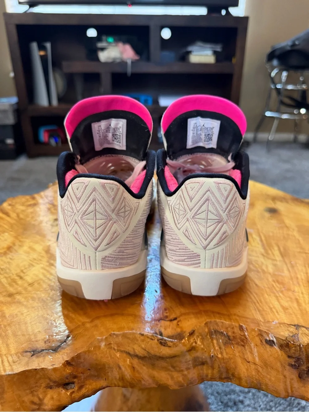 Kids Pink Performance Basketball Shoe - Brand Unspecified